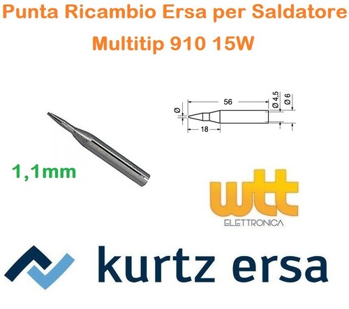 Punta ricambio ersadur - ricambio, 1,1mm